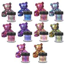 1瓶3G變色粉末狀,粉色至藍色至紫色至紅色 - 藏蓝色 - 查看 7