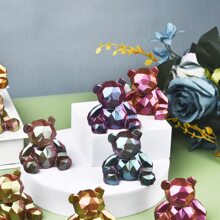 1瓶3G變色粉末狀帶色調粉色,紫色,紅色,藍色,和綠色 - 粉色 - 查看 3