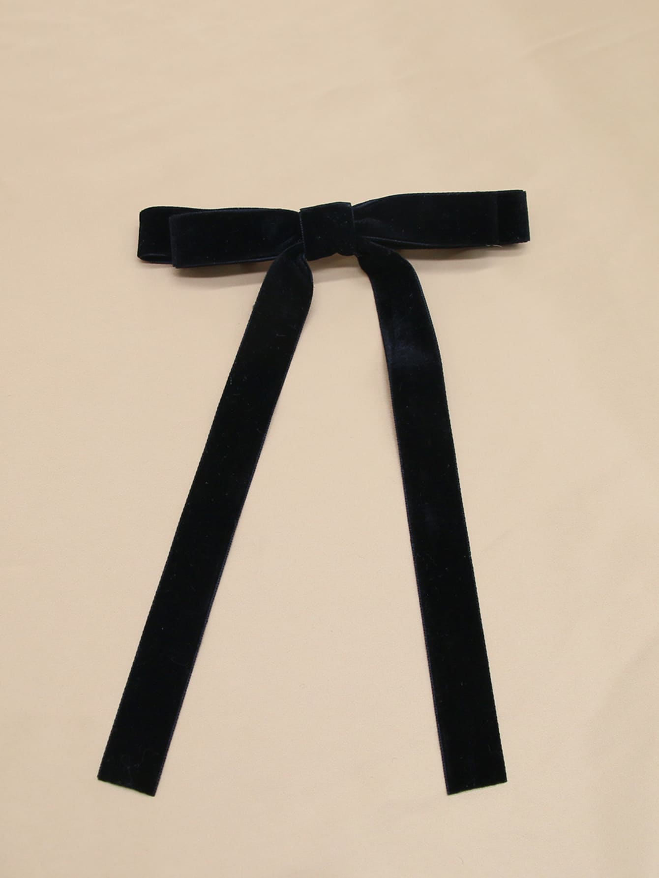Dễ Thương Vintage Đen Lớn Lớn Nhung Nơ Tóc Nơ Dài Hàn Quốc Kẹp Tóc Barrette Phụ Kiện Tóc Dành Cho Nữ Cô Gái - màu đen - Xem 1