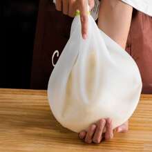 NEW  Silicone Dough Kneading Bag Silicone Kneading Dough Bag Flour Mixer Bag Versatile Dough Mixer for Bread Pastry Pizza Kitchen Tool - White - View 3