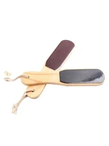 木頭脚板銼適用於死皮足部去角質刀,去角質腳洗滌器 - 黑色 - 查看 4