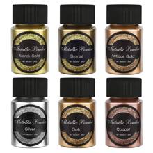 20ml/bottle Metallic Powder - Golden - Gold - View 10