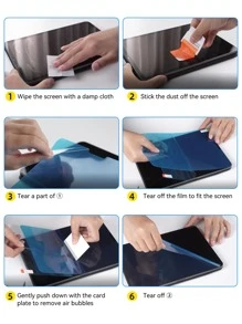 纸质手感屏幕保护膜兼容 Ipad 7/8/9th 10.2 Air 4 5 10.9 第 10 代 Pro 11 1st 2nd 3rd Mini 1 2 3 4 5 6 膜磨砂 PET 绘画书写兼容 Ipad 10.5 Pro Air 3 9.7 Pro Air 1 2 Pro 12.9 绘图纸质手感膜 - 無色 - 查看 10