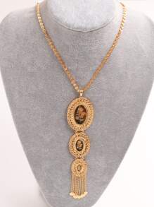 1pc Gorgeous & Elegant Necklace - Gold - View 2