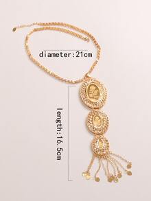 1pc Gorgeous & Elegant Necklace - Gold - View 3