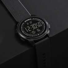 SYNOKE 2023年時尚電子方形商務運動手錶,男款