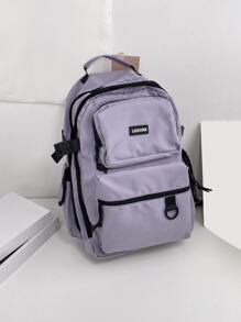 可爱校园背包书包适合青少年女孩男孩初中书包，儿童校园背包，大号笔记本电脑背包 15.6 英寸学生大学旅行轻便书包