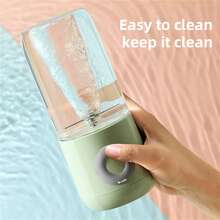 6 Blade Multi-function Juicer Portable Small Usb Charging Home Juice Juice Machine Automatic Multi-function Juicer Cup - White - View 6