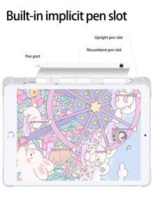 Apple Cartoon Graphic Case Compatible With IPad - Multicolor - View 4