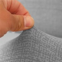 1入組裙邊沙發床罩無扶手，聚酯纖維製成，適合全年使用，簡約現代 - 彩色 - 查看 8