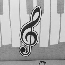 1入組裙邊沙發床罩無扶手，聚酯纖維製成，適合全年使用，簡約現代 - 彩色 - 查看 9