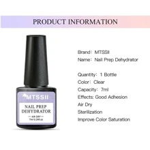 7Ml Clear Nail Prep Dehydrator Gel Nail Polish No Need Of Uv Led Lamp Base Top Coat Nail Art Varnish Free Grinding Manicure Nail Salon At Home