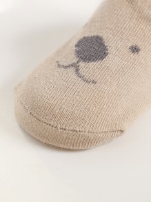 5雙春秋防滑卡通嬰兒學走路襪子