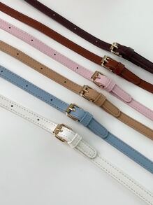 Adjustable & Detachable Pu Leather Bag Strap For Handbag Shoulder Strap - Coffee Brown - View 2