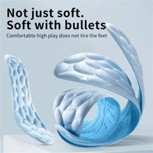 5D 按摩记忆泡沫鞋垫 适用于鞋子 鞋底 透气缓冲 运动跑步鞋垫 适用于鞋子 - 藍色 - 查看 3