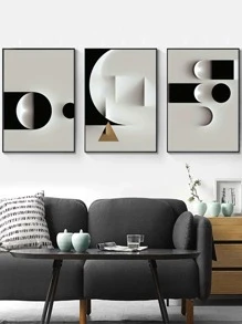 3pcs 15.7*23.6in/40cm*60cm Frameless Abstract Oil Painting Wall Art For Home Decor Canvas Painting,Poster Gifts Birthday Graduation