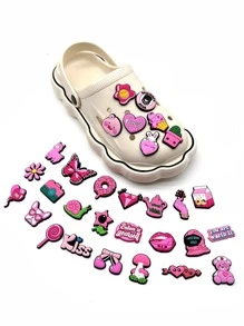 30件粉色鞋飾 - 彩色 - 查看 3