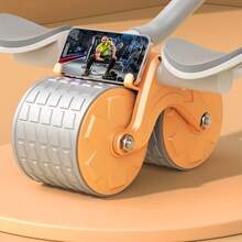 1pc Abdominal Wheel Automatic Rebound Abdominal Wheel Elbow Support Flat Abdominal Training Home Fitness Equipment