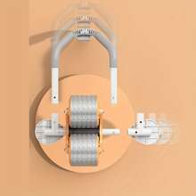 1pc Abdominal Wheel Automatic Rebound Abdominal Wheel Elbow Support Flat Abdominal Training Home Fitness Equipment
