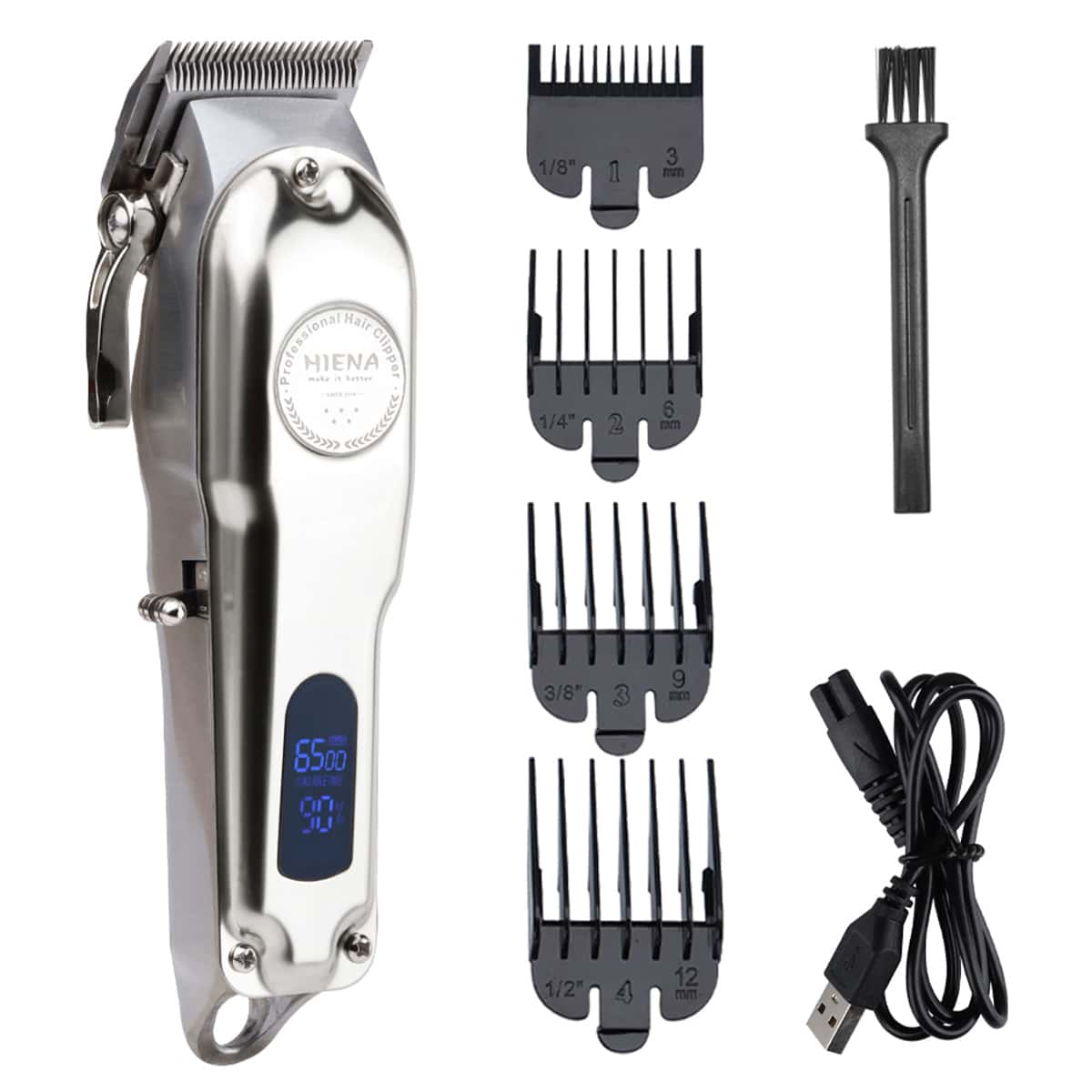 Electric Hair Clipper Universal High Power Usb Charging Digital Display ...