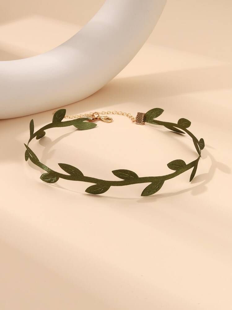 قلادة الموضة دانتيل شكل قلب زخرفة 5 قطع - متعدد الألوان - مشاهدة 5