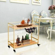Carritos de bar y servicio - Dorado - Ver 1