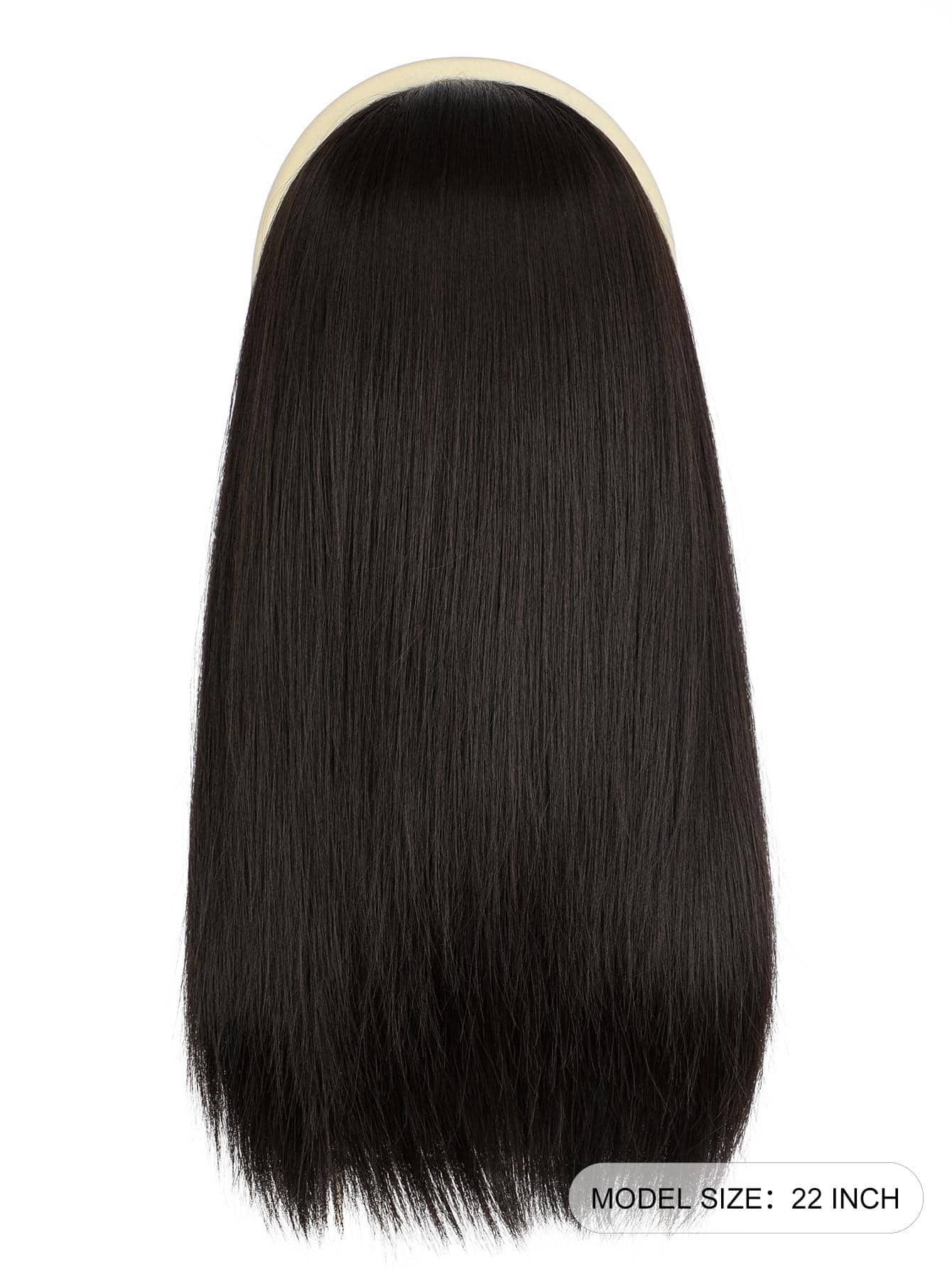 Synthetic Fiber Matte High Temperature Wire Hair Bun Hairpiece For