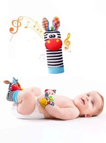 1 件装卡通可爱手腕摇铃鼓礼品摇动玩具，儿童玩具，玩具，儿童玩具