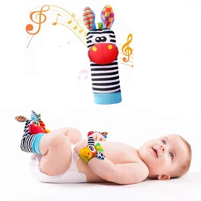 1 件装卡通可爱手腕摇铃鼓礼品摇动玩具，儿童玩具，玩具，儿童玩具