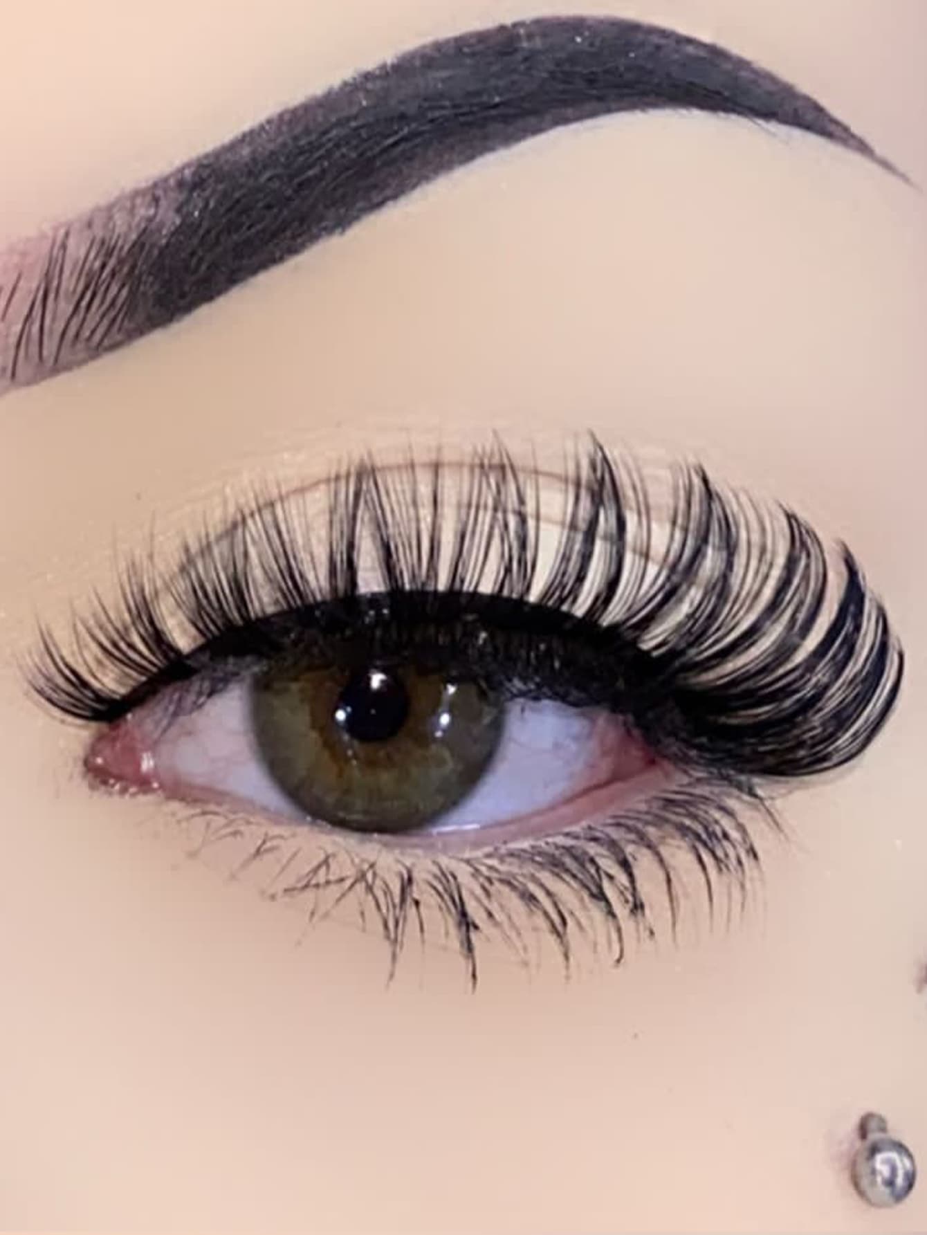 ruso tira Pestañas , 1 pieza 15mm visón de imitación rizo D natural dulce mullido ruso Pestañas postizas - Negro - Ver 1