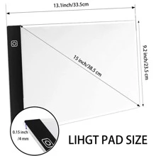 A4 Led Diamond Painting Board - White - View 2