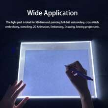 A4 Led Diamond Painting Board - White - View 6