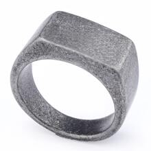 Rings for Women Men Stainless Steel Halloween Cocktail Party Biker Ring - Silver - View 3