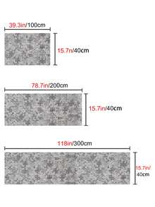 1 Cuộn Ánh sáng Màu xám Mẫu Tự dính Hình nền - Màu Xám nhạt - Xem 7