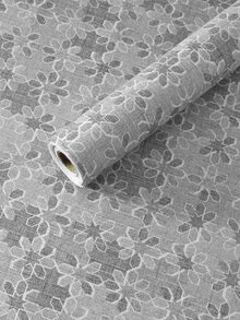 1 Cuộn Ánh sáng Màu xám Mẫu Tự dính Hình nền - Màu Xám nhạt - Xem 3