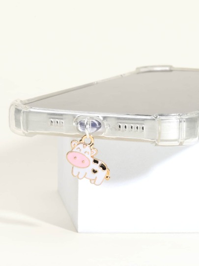 卡通牛装饰锌合金防尘塞