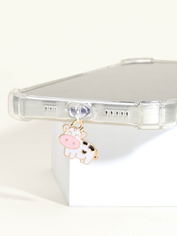 卡通牛装饰锌合金防尘塞