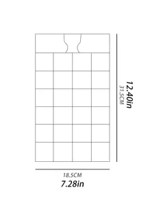 10pcs/20pcs/40pcs/60pcs Disposable Ice Cube Bags, 24 Independent Compartments, Self-sealing, Tearable, Perfect For Diy Ice Packing, Juice Freezing In Summer