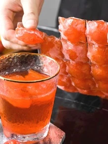 10pcs/20pcs/40pcs/60pcs Disposable Ice Cube Bags, 24 Independent Compartments, Self-sealing, Tearable, Perfect For Diy Ice Packing, Juice Freezing In Summer