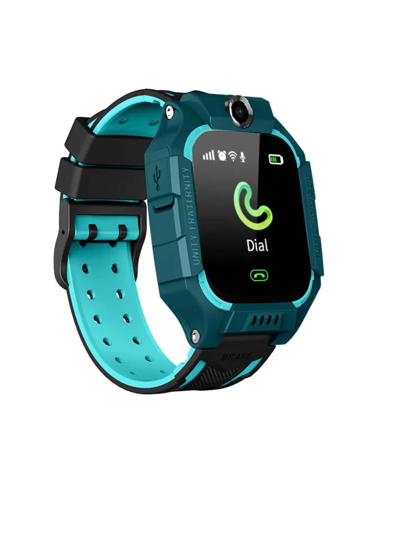 Reloj inteligente para niños, dispositivo con tarjeta Sim, GPS - Verde - Ver 1
