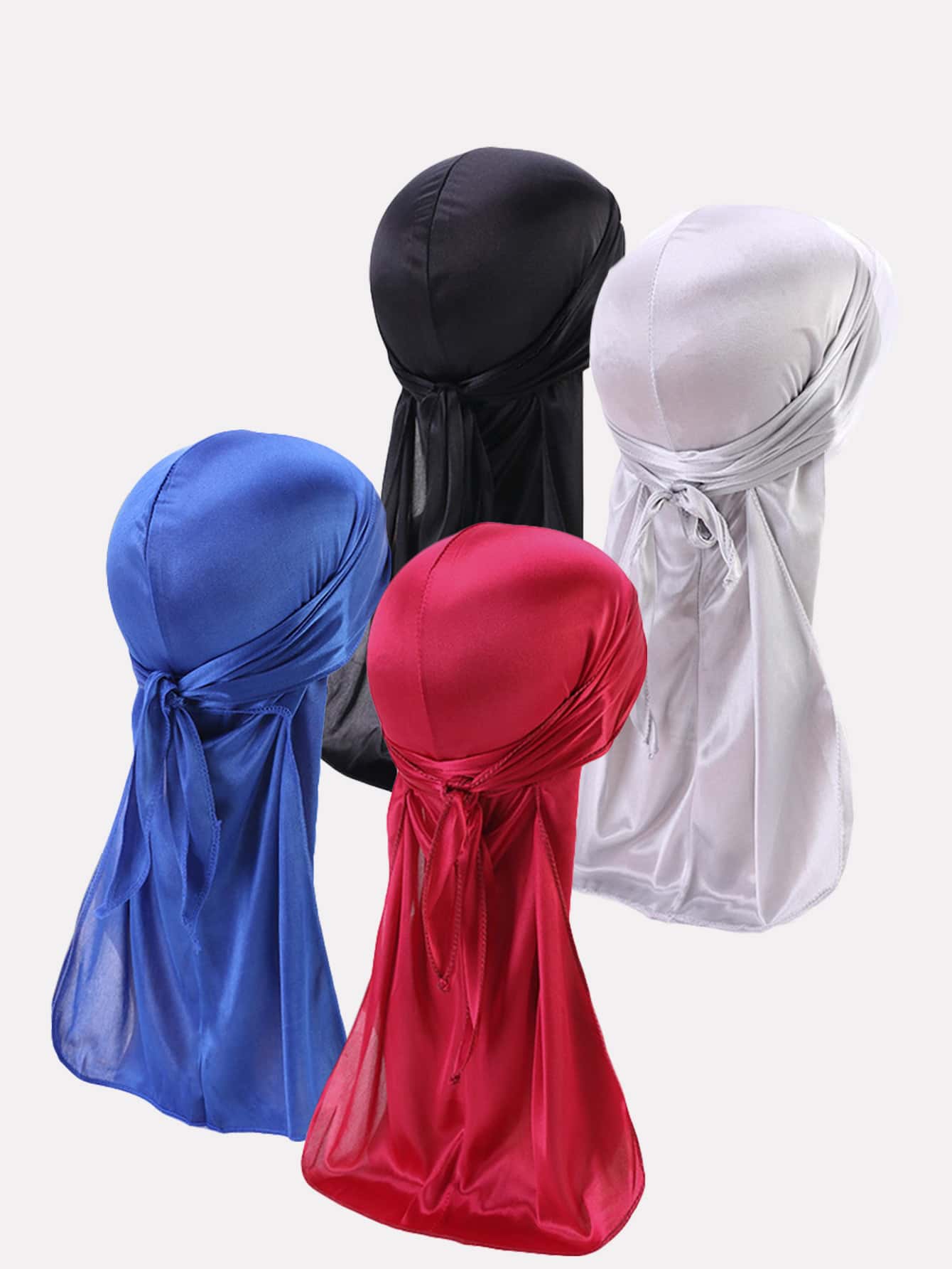 4pcs Nam Màu thuần Cướp biển Mũ - Nhiều màu - Xem 1