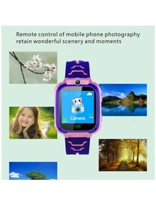 Reloj inteligente para niños, dispositivo con tarjeta Sim, GPS - Verde - Ver 4
