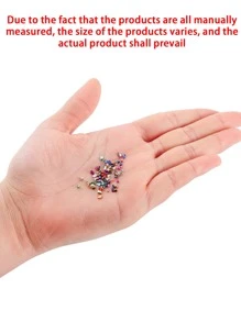 彩色玻璃&金屬適用於環氧樹脂模具,DIY裝飾充填料適用於微景觀製作 - 金色 - 查看 4