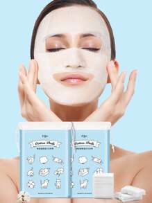 500 cái Gầy Và Có thể điều chỉnh Dưỡng ẩm Trang điểm - trắng - Xem 1