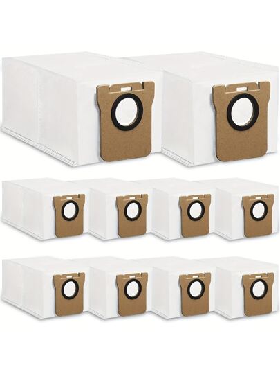 10 Pieces Stofzuiger Cleaner Bags Compatible Xiaomi X10 Dreame L10s Ultra Robot Extraction Station, 2.5L Large Capacity Replacement