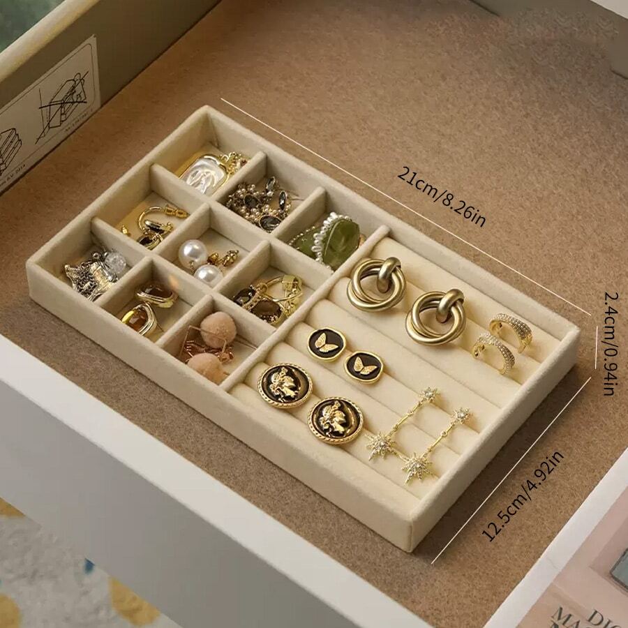 1pc DrawerType Jewelry Box With Dividers And BuiltIn Tray For Accessories Storage SHEIN USA