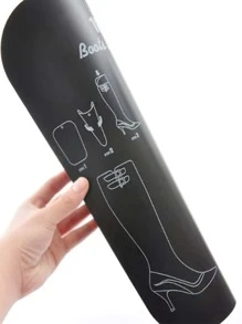 Khởi động Máy ép , Nhựa Giày Cây Cáng Đối với Cao Bốt đầu gối Chống nếp nhăn Ủng hộ Giày - màu đen - Xem 4