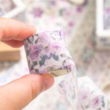 MR.PAPER 10 Rolls/set Japanese Washi Tape In Fresh Floral Design From 'the Later Wind And Moon' Collection For Scrapbooking, Journaling, Planners - Multicolor - View 5