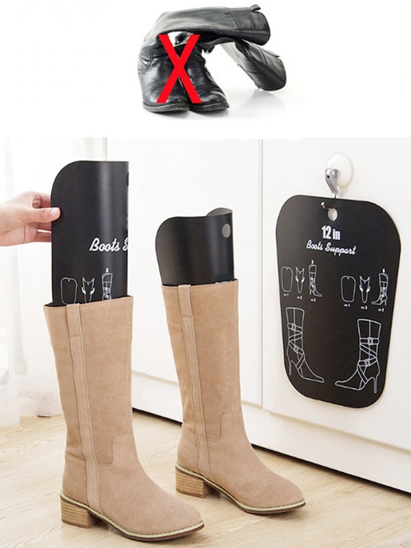 Boot Shaper, Plastic Shoe Tree Stretcher For High Knee Boots Antiwrinkle Support Shoe Last