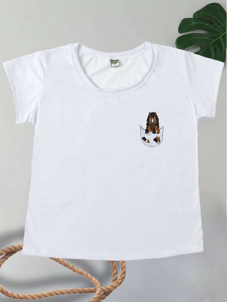Women T-Shirts - 白色 - 查看 1